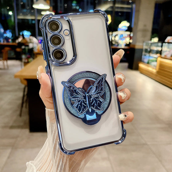 Samsung Galaxy A36 5G Premium Butterfly Stand Airbags Case