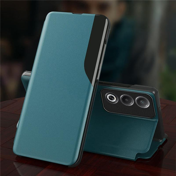 Oppo A3 Pro 5G Luxury Half Window Leather Flip Case