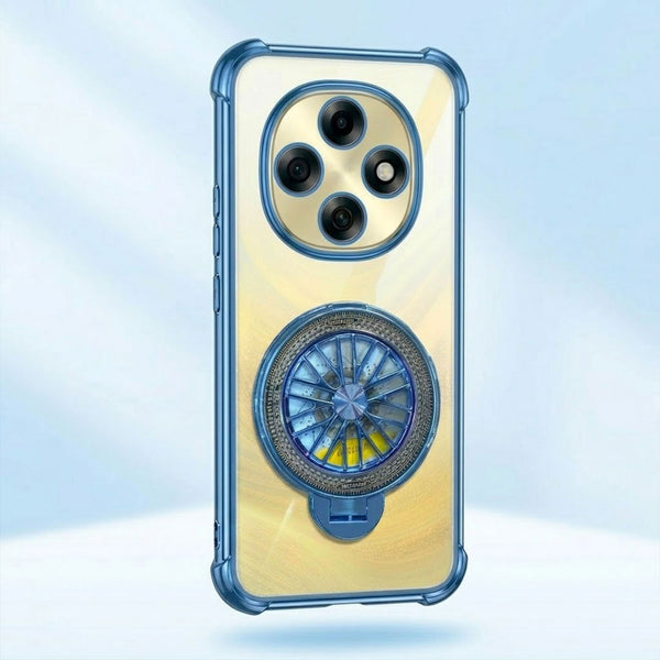 Oppo F31 Pro 5G Premium Stress Buster Wheel Rotating Shockproof Airbags Case