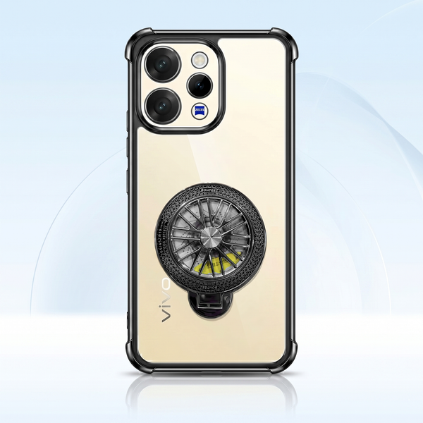 Vivo V70 5G Premium Stress Buster Wheel Rotating Shockproof Airbags Case