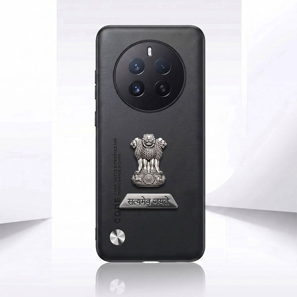 Realme 12 Pro+ 5G Satyamev Jayate 2-in-1 Emblem Vegan Leather Back Case