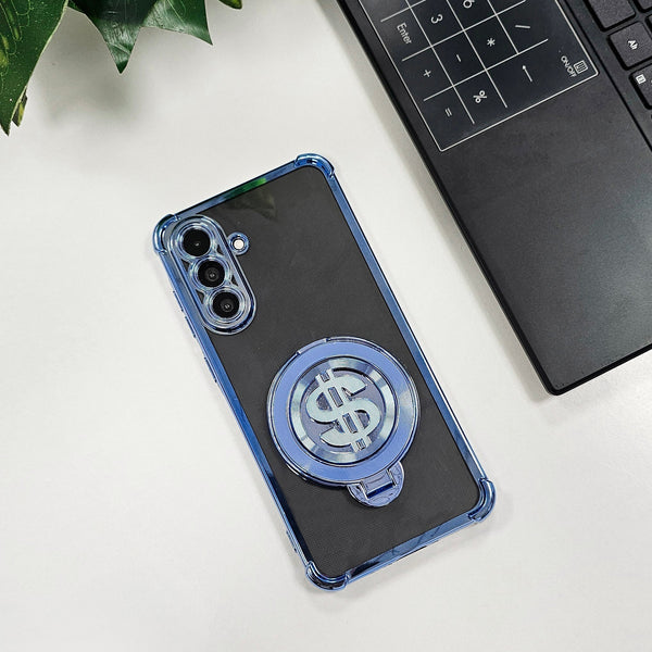 Samsung Galaxy A56 5G Four Corner Airbags 100% Original Astro Money Magnet Rotating Dollar Case (Buy 1 Get 1 Surprise Cover)