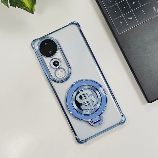 Vivo V40 Pro 5G Four Corner Airbags 100% Original Astro Money Magnet Rotating Dollar Case