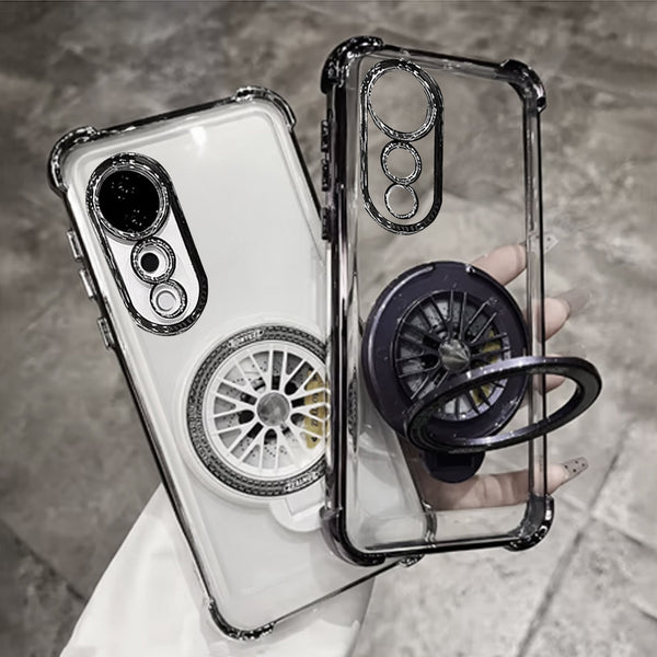 Vivo V40 Pro 5G Premium Stress Buster Wheel Rotating Shockproof Airbags Case