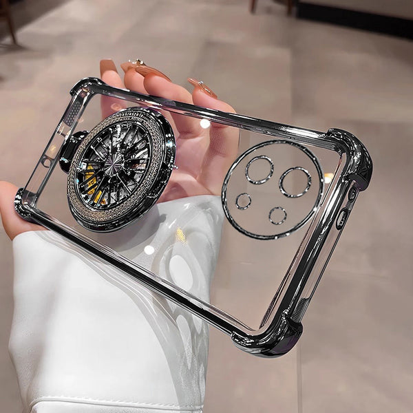 Vivo Y58 5G Premium Stress Buster Wheel Rotating Shockproof Airbags Case