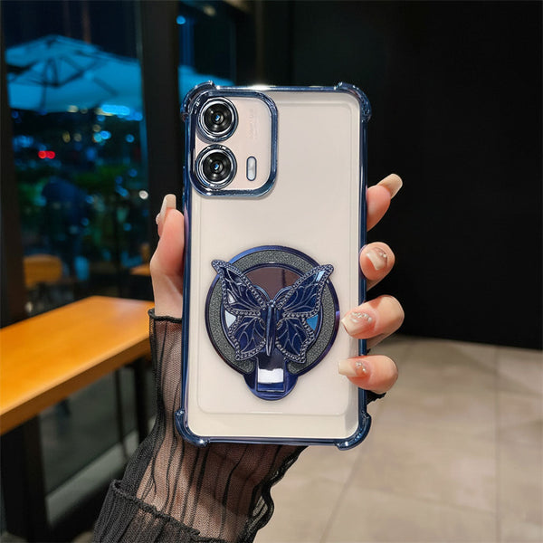 Motorola Edge 50 Fusion 5G Premium Butterfly Stand Airbags Case
