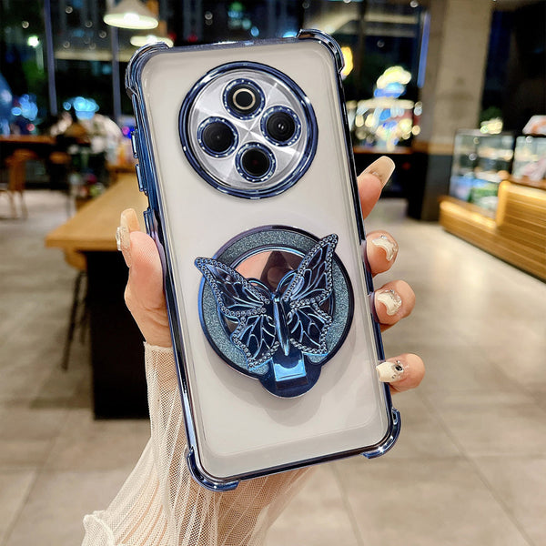 Vivo T4 5G Premium Butterfly Stand Airbags Case