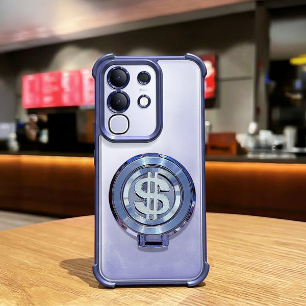 Vivo T4x 5G Four Corner Airbags 100% Original Astro Money Magnet Rotating Dollar Case