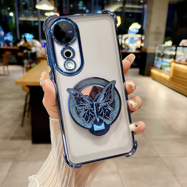Vivo V40 Pro 5G Premium Butterfly Stand Airbags Case