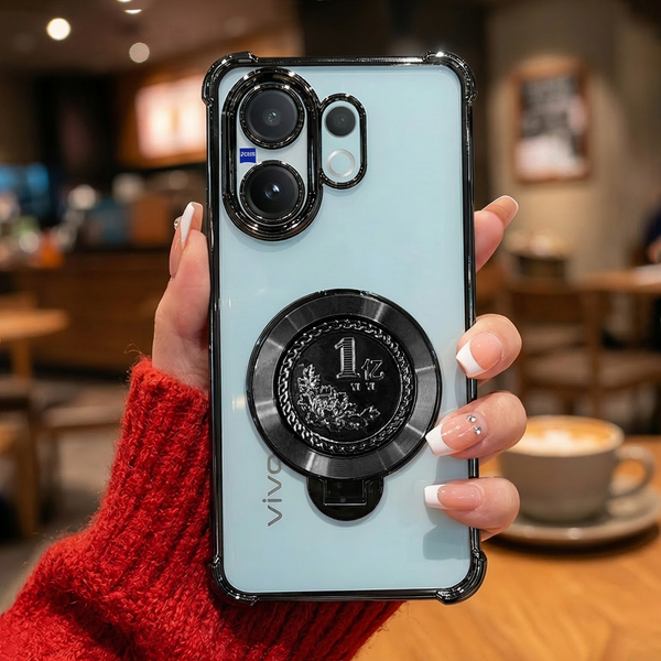 Vivo X200 FE 5G Premium Billion Wheel Rotating Shockproof Airbags Case