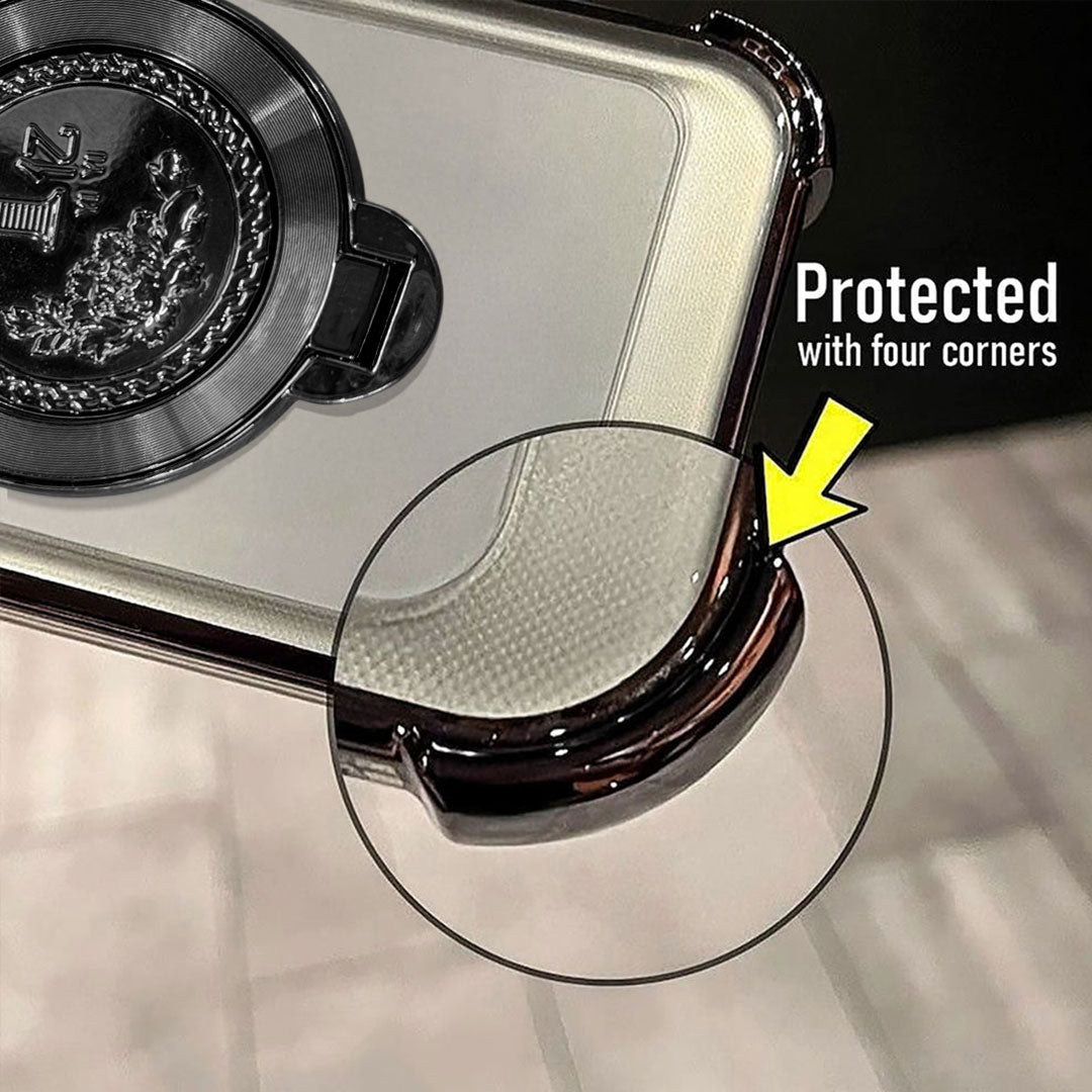 Vivo T4 5G Premium Billion Wheel Rotating Shockproof Airbags Case