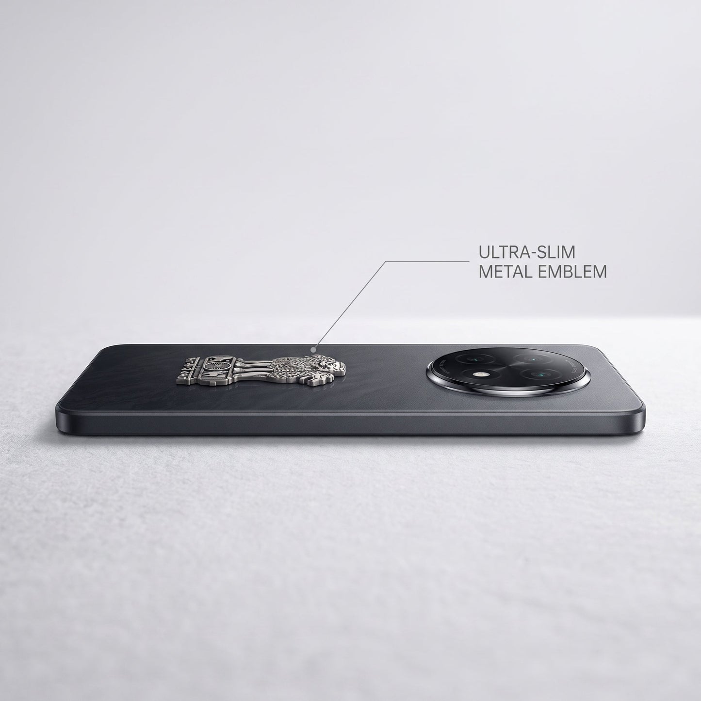 Oppo F29 Pro 5G Compatible Satyamev Jayate 3D Metal Emblem Sticker