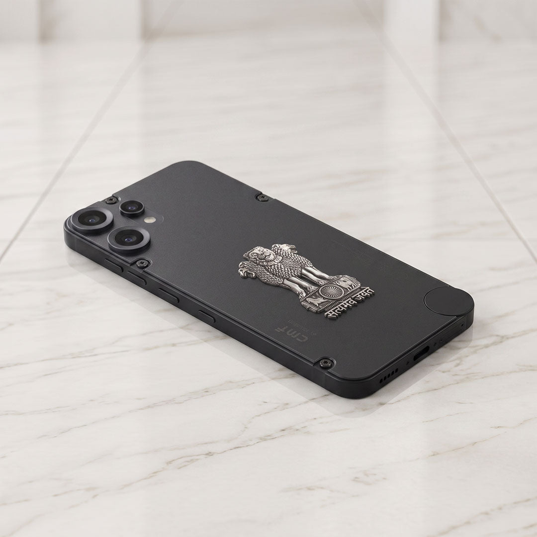 Nothing Phone 2 Pro 5G Compatible Satyamev Jayate 3D Metal Emblem Sticker