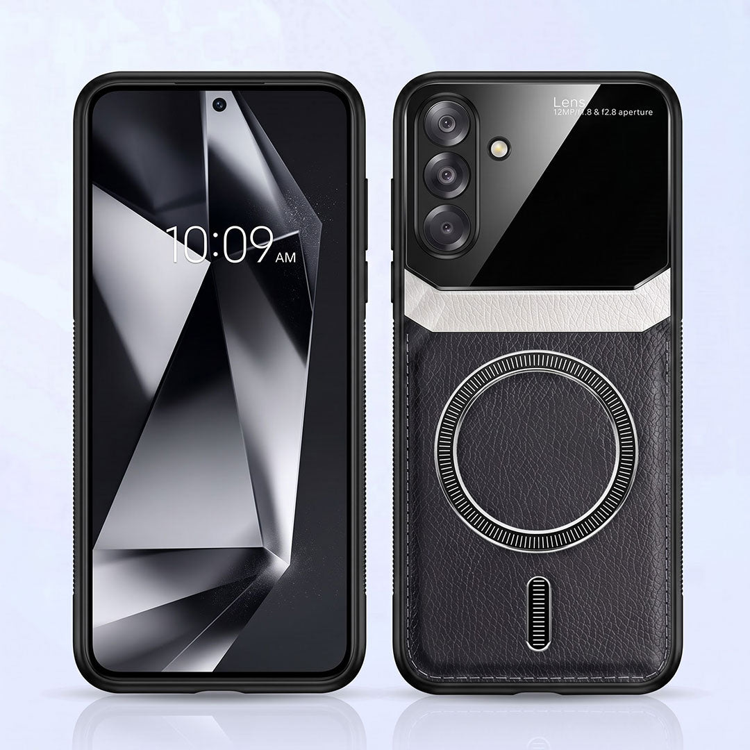 Samsung Galaxy A26 5G Premium Magsafe Magnetic Leather Lens Protective Case
