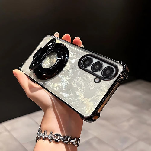Samsung Galaxy A26 5G Original Luxury Magnifier Ring Stand Shockproof Airbags Corner Case