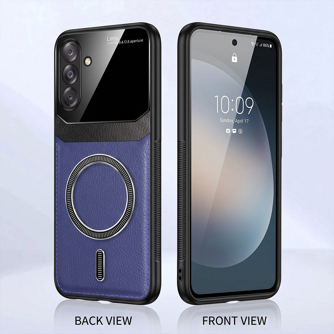 Samsung Galaxy A26 5G Premium Magsafe Magnetic Leather Lens Protective Case