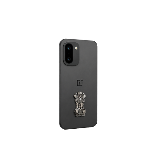OnePlus 15R 5G Compatible Satyamev Jayate 3D Metal Emblem Sticker