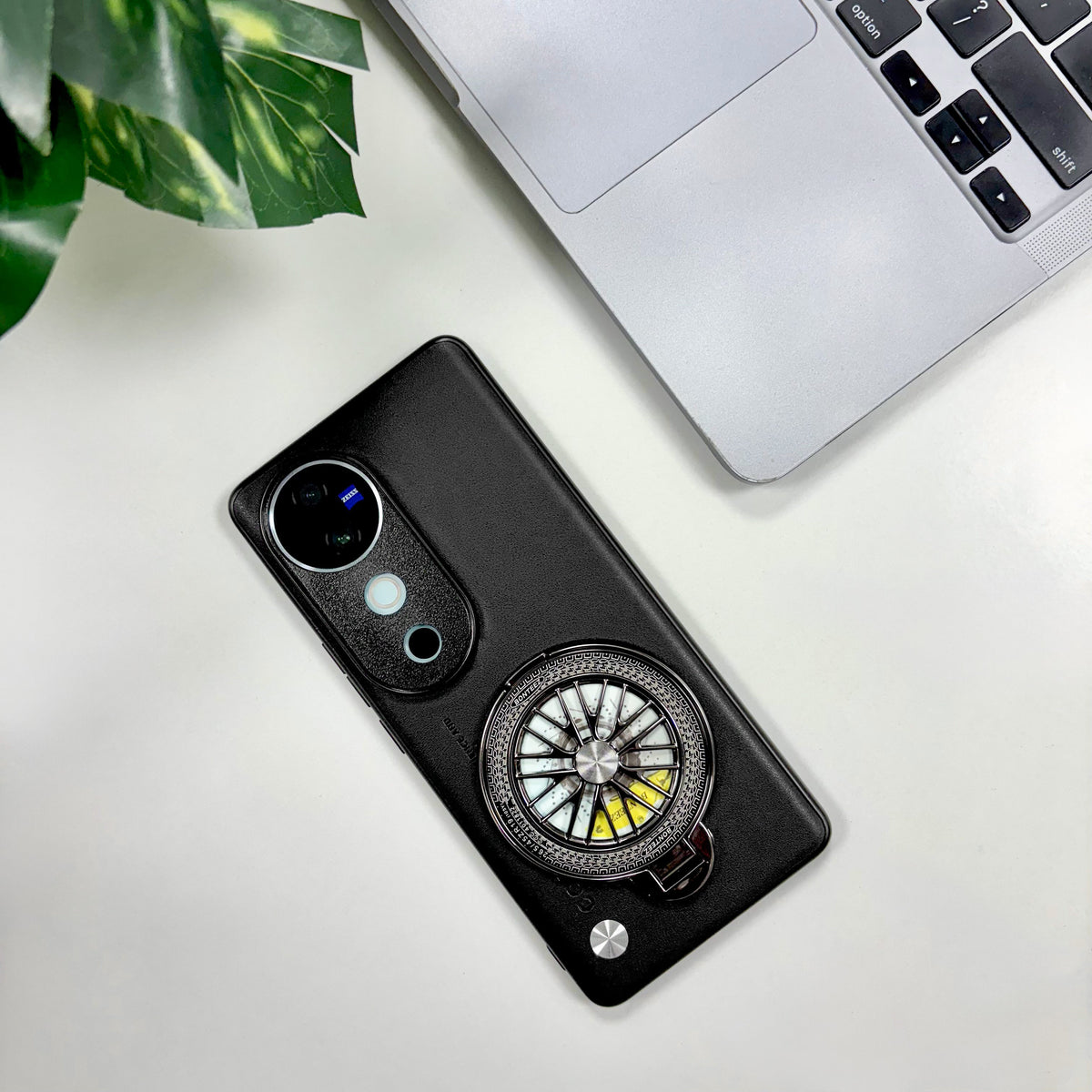 Vivo V40 5G Best Selling Stress Buster Wheel Soft Vegan Scratch Resistant Back Case