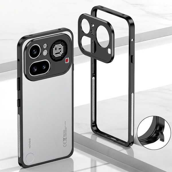 Nothing Phone 4a Pro 5G Aluminium Metal Frame Case With Metal Camera Lens Protection