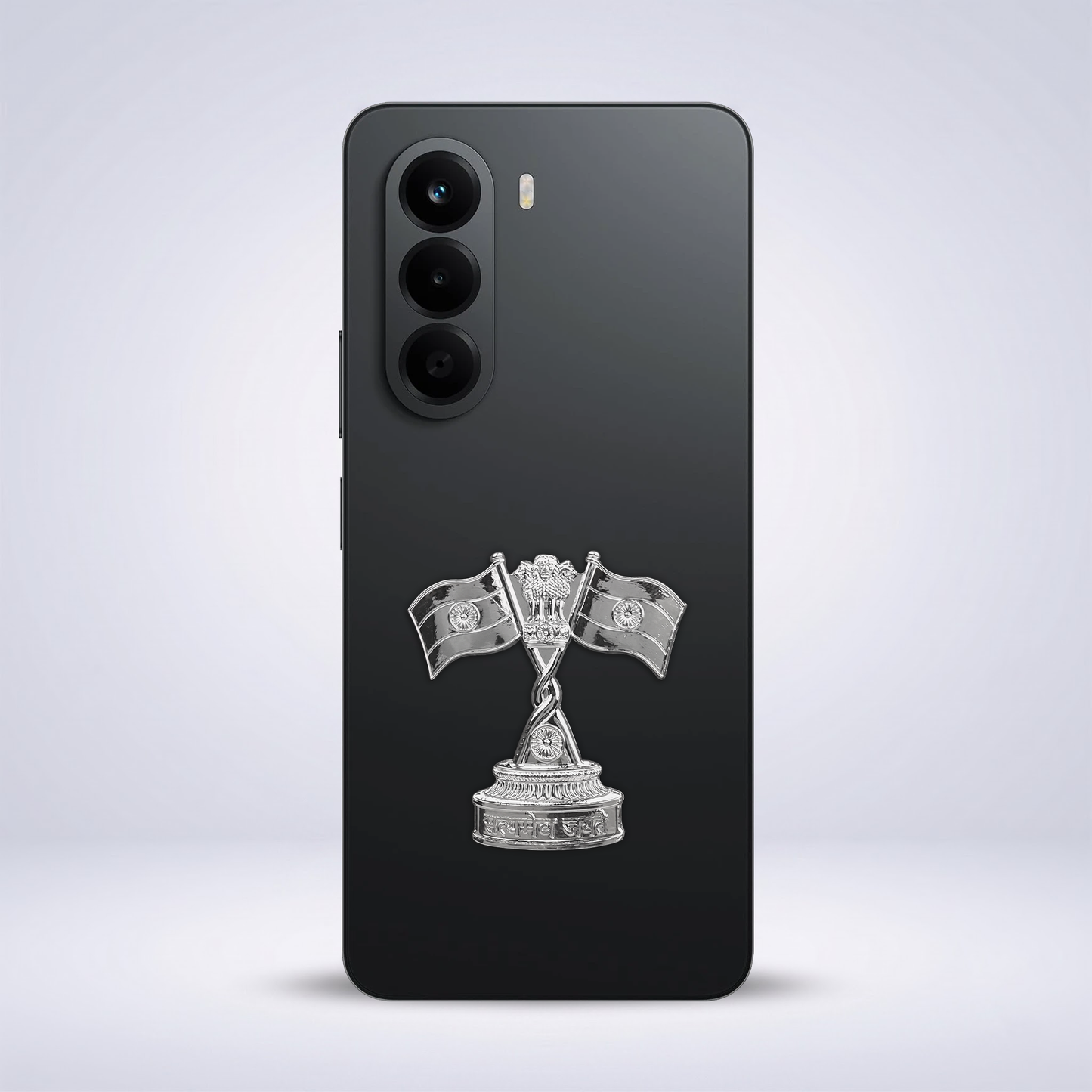 OnePlus Nord CE6 Lite 5G Compatible Satyamev Jayate 3D Metal Emblem Sticker