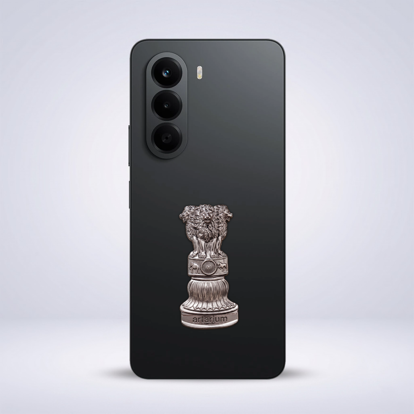 OnePlus Nord CE6 Lite 5G Compatible Satyamev Jayate 3D Metal Emblem Sticker