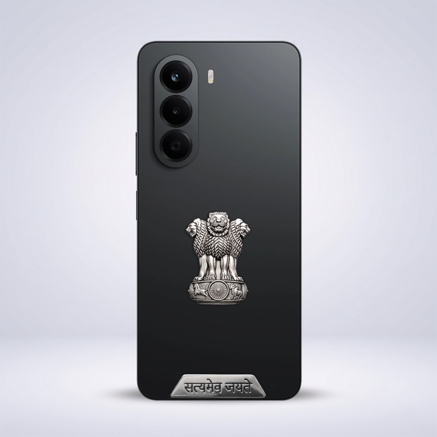 OnePlus Nord CE6 Lite 5G Compatible Satyamev Jayate 3D Metal Emblem Sticker