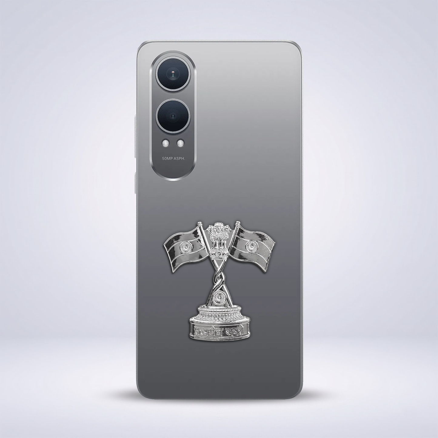OnePlus Nord CE4 Lite 5G Compatible Satyamev Jayate 3D Metal Emblem Sticker