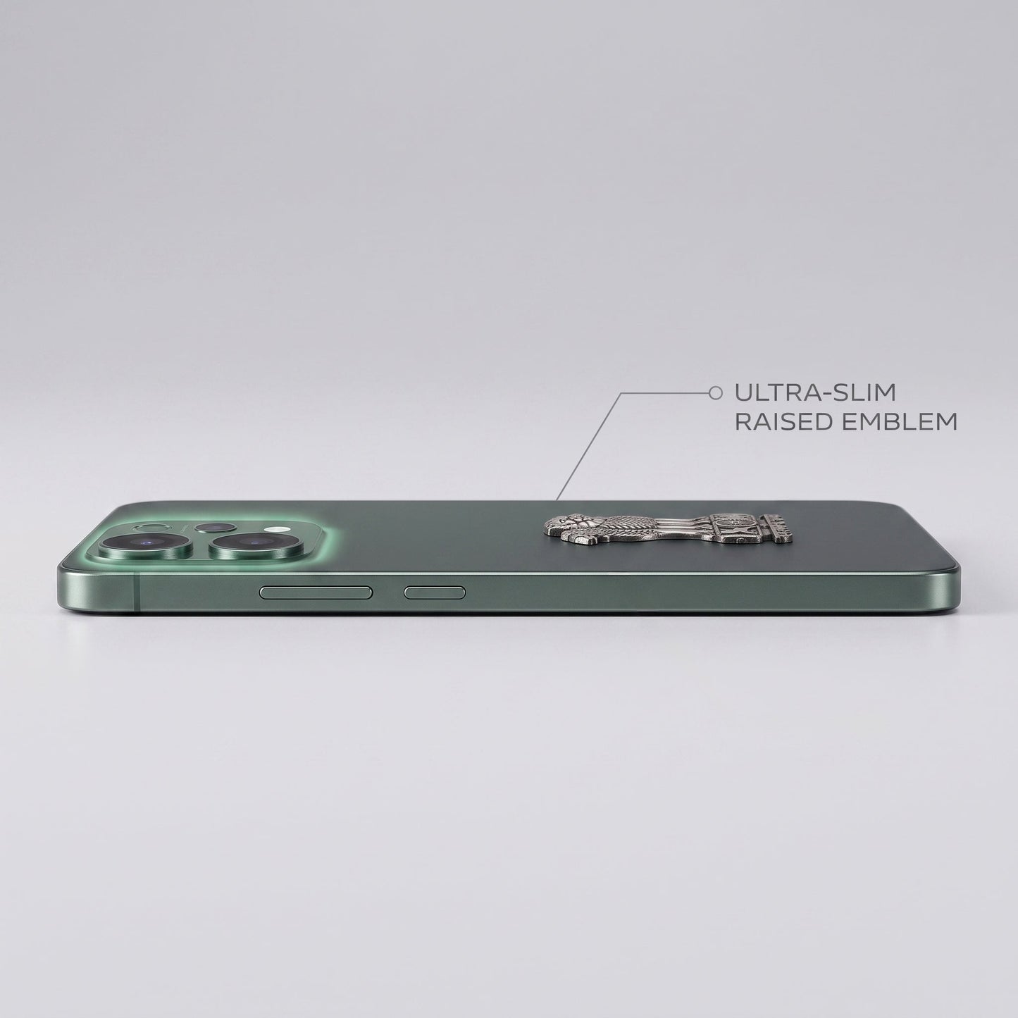 Oppo Reno 14 5G Compatible Satyamev Jayate 3D Metal Emblem Sticker