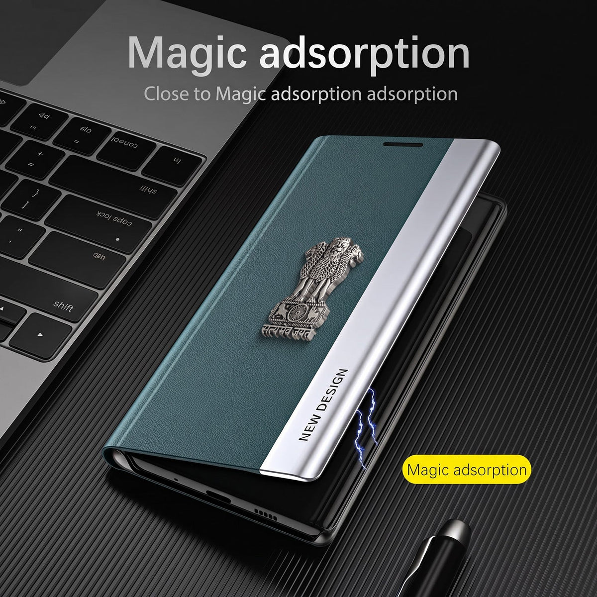 Motorola Edge 70 Fusion 5G Satyamev Jayate Flip Leather Case