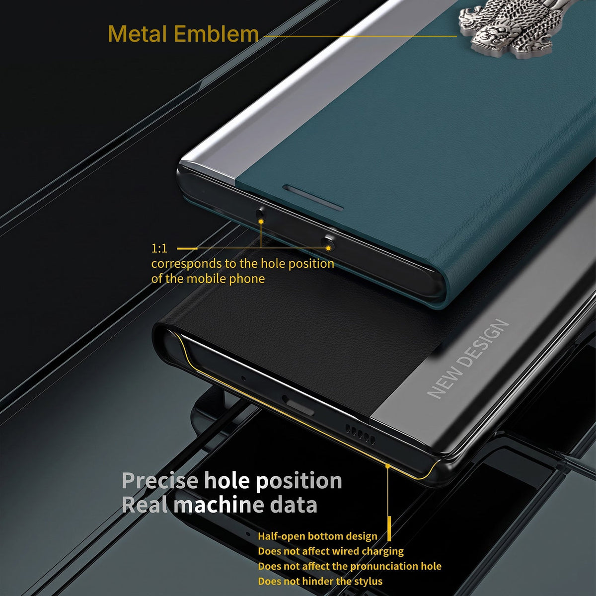Oppo Reno 13 Pro 5G Satyamev Jayate Flip Leather Case