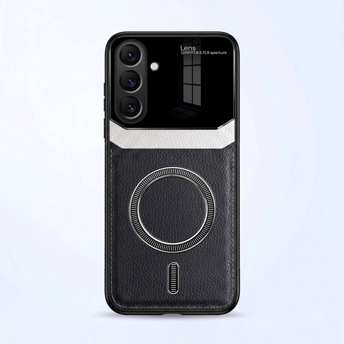 Samsung Galaxy A27 5G Premium Magsafe Magnetic Leather Lens Protective Case