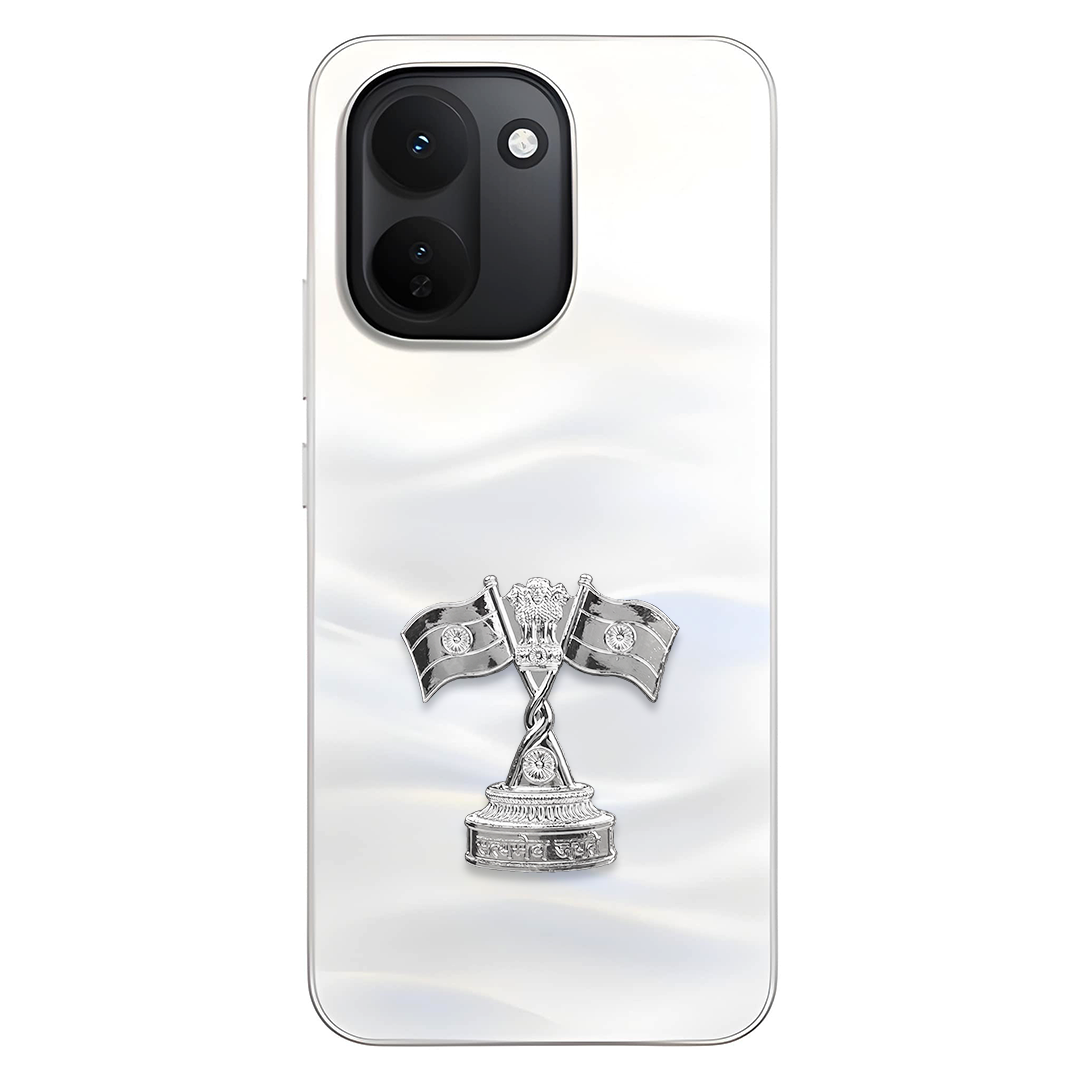Vivo Y600 Turbo 5G Compatible Satyamev Jayate 3D Metal Emblem Sticker