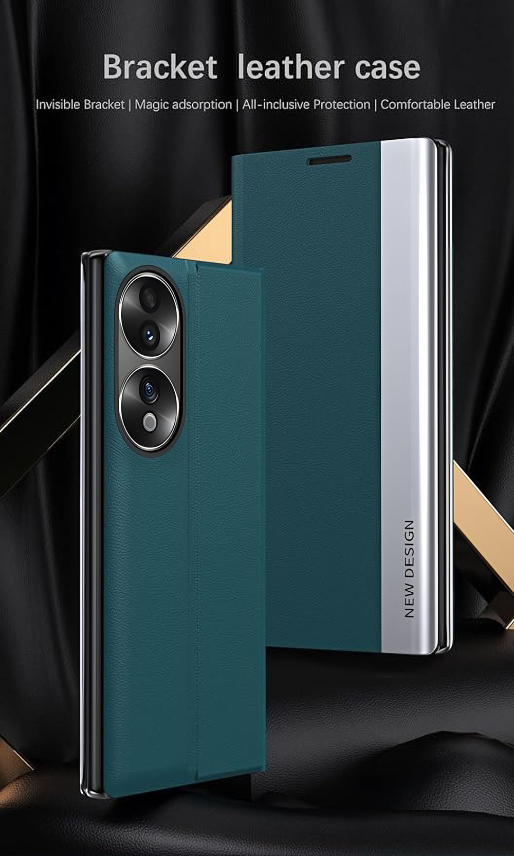 leather Vivo V40 5G Flip case