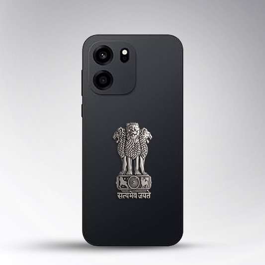 OnePlus Nord CE6 5G Compatible Satyamev Jayate 3D Metal Emblem Sticker